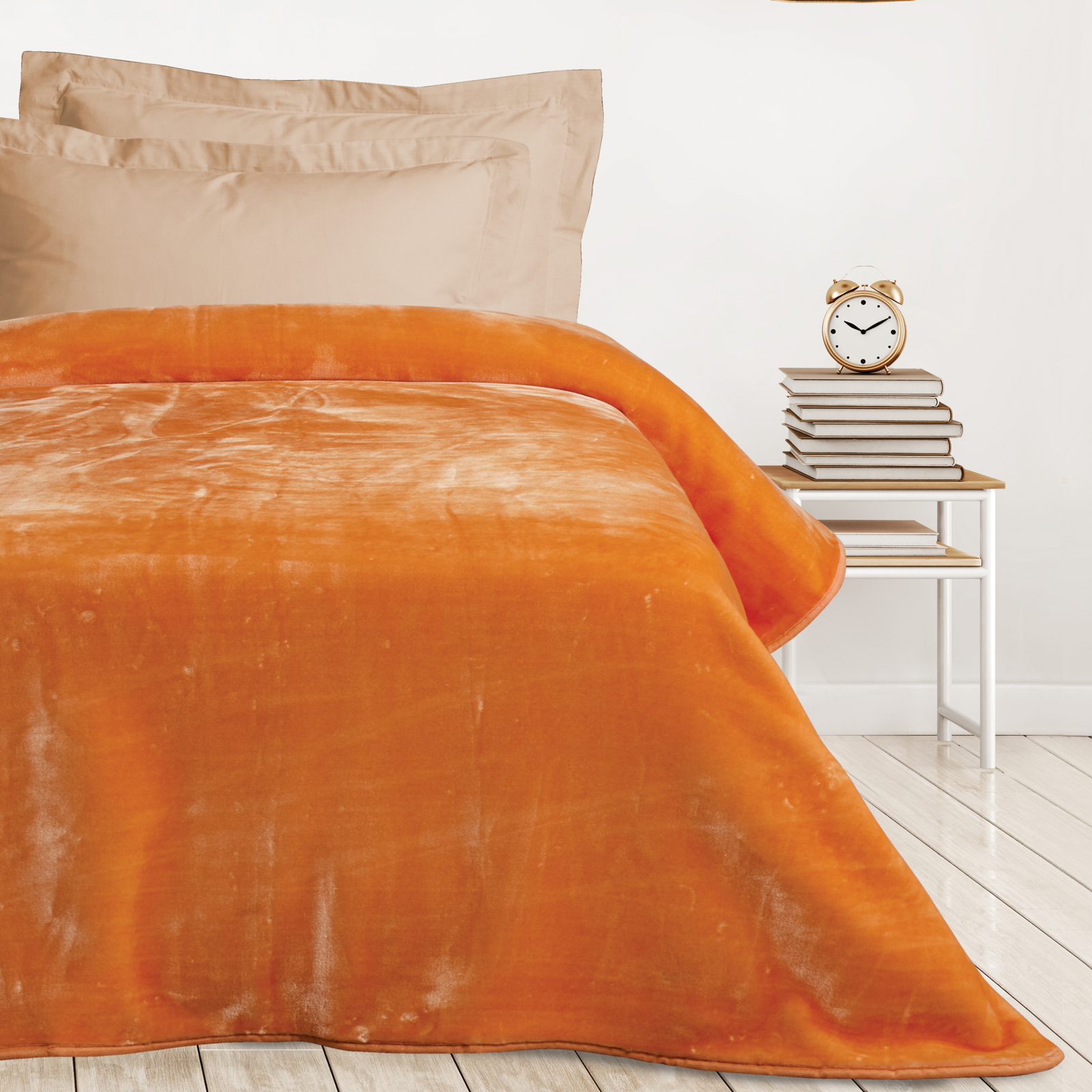 Κουβέρτα Velour Μονή 160x220εκ. Blankets 0297 Salmon Da
