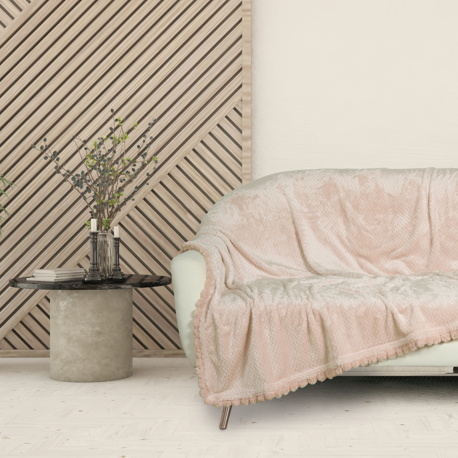 Das Home Κουβέρτα Fleece Καναπέ 130x170εκ. Blankets 1185 Pink Das Home (Ύφασμα: Polyester, Χρώμα: Ροζ) - Das Home - 420588131185