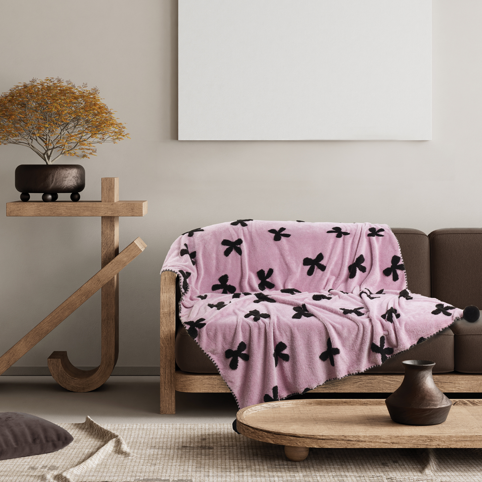 Das Home Κουβέρτα Fleece Καναπέ 130x170εκ. Blankets 1381 Lilac Das Home (Ύφασμα: Polyester, Χρώμα: Λιλά) - Das Home - 420588131381