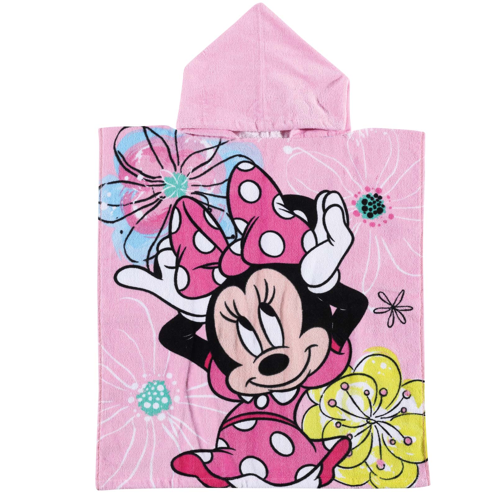 Πόντσο Βαμβακερό 50x115εκ. Minnie Cartoon 5871 Ροζ-Φούξια Disney (Ύφασμα: Βαμβάκι 100%, Χρώμα: Ροζ) - CARTOON KIDS - 420708505871