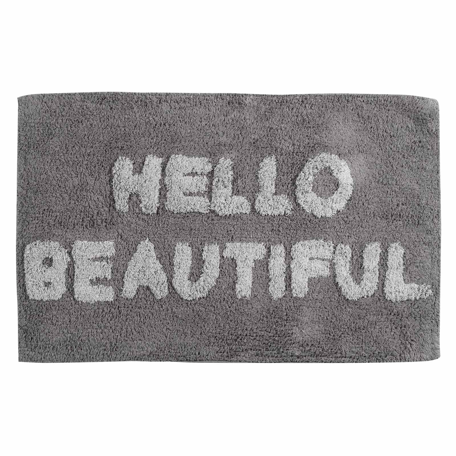 Ταπέτο Μπάνιου Βαμβακερό 50x80εκ. Bathmats 0672 Γκρι Das Home (Ύφασμα: Βαμβάκι 100%, Χρώμα: Γκρι) - Das Home - 420750800672