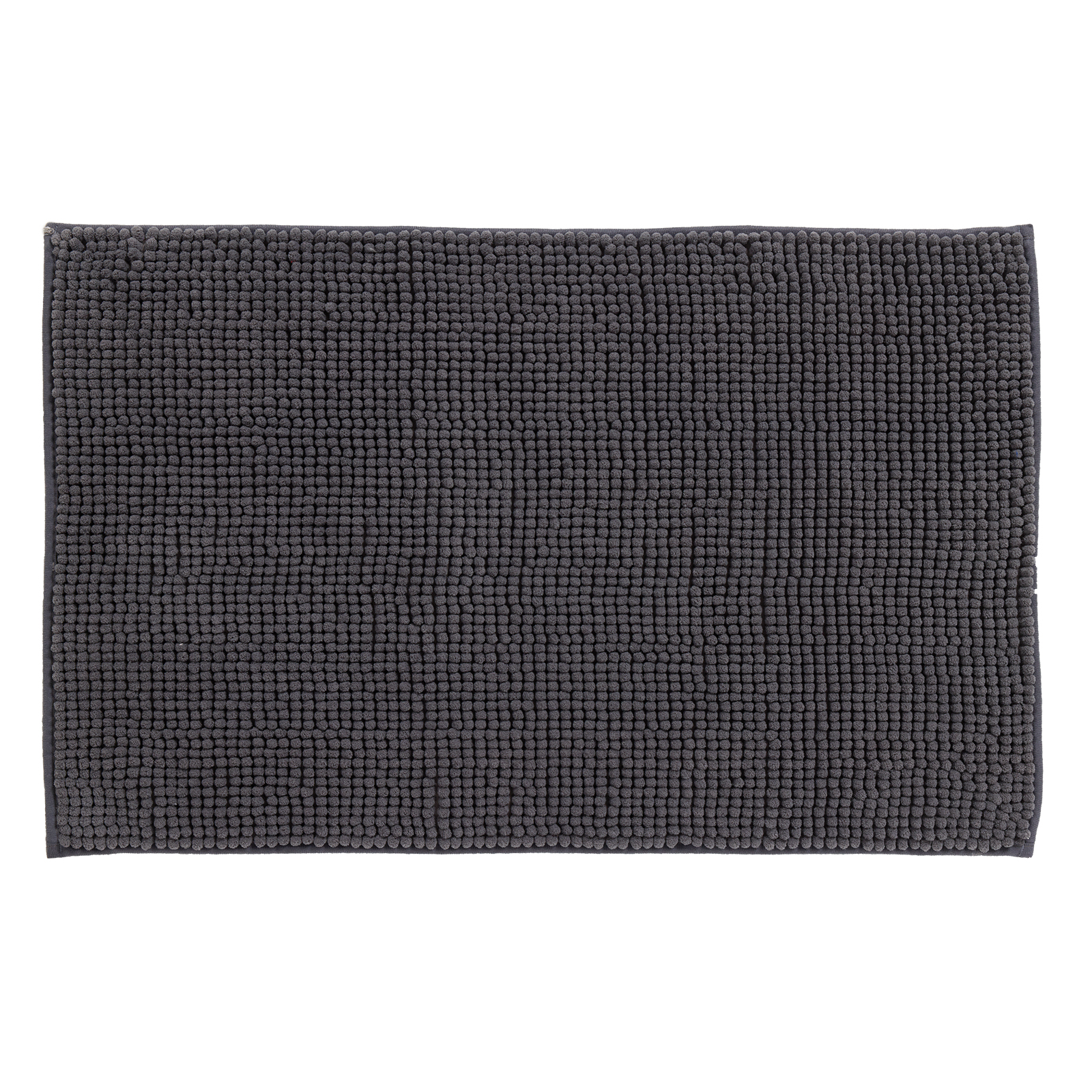 Ταπέτο Μπάνιου Αντιολισθητικό Chenille 50x80εκ. Bathmats 0773 Σκούρο Γκρι Das Home (Ύφασμα: Chenille, Χρώμα: Γκρι) - Das Home - 420750800773