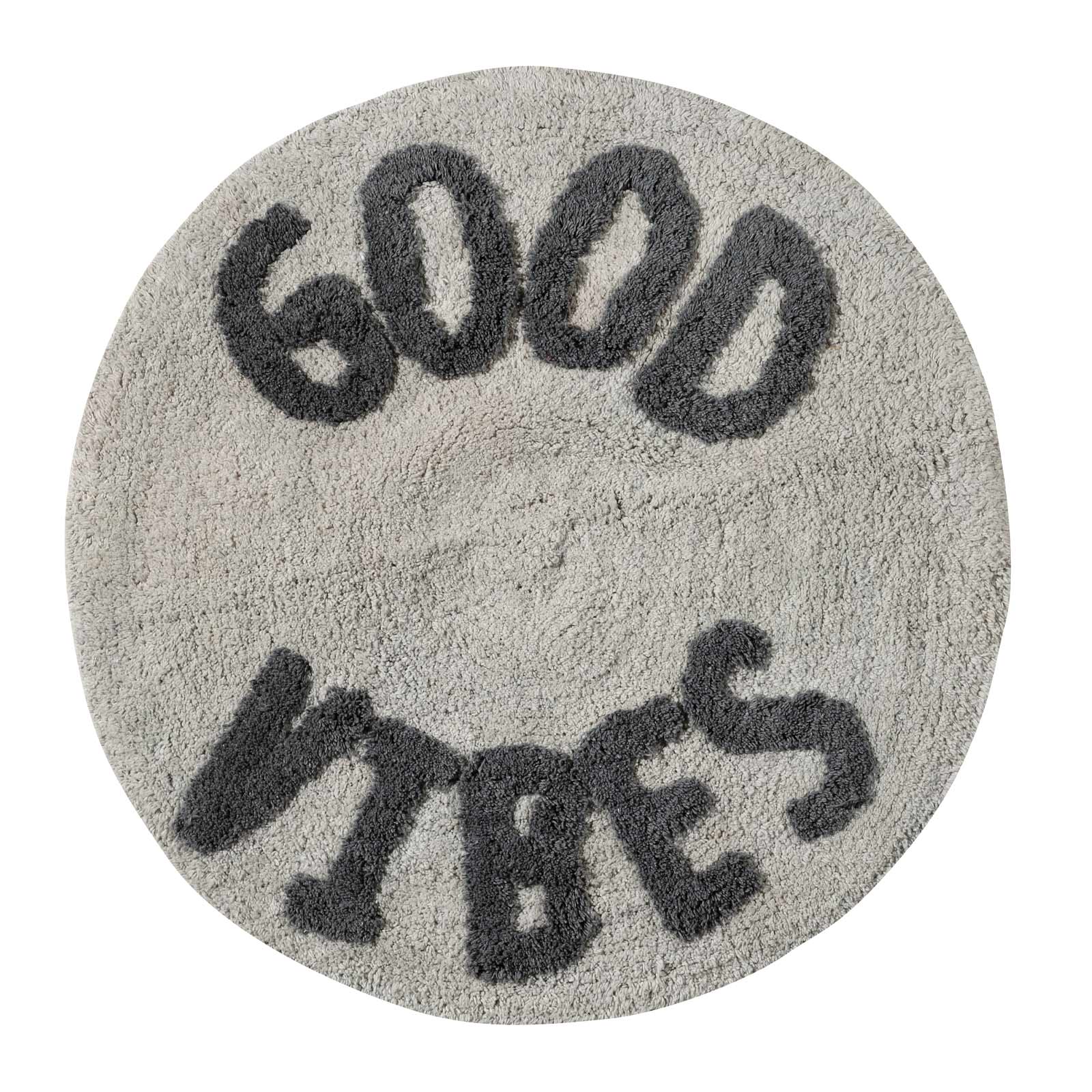 Ταπέτο Μπάνιου Βαμβακερό Φ60εκ. Bathmats 0682 Γκρι Das Home (Ύφασμα: Βαμβάκι 100%, Χρώμα: Γκρι) - Das Home - 420760900682