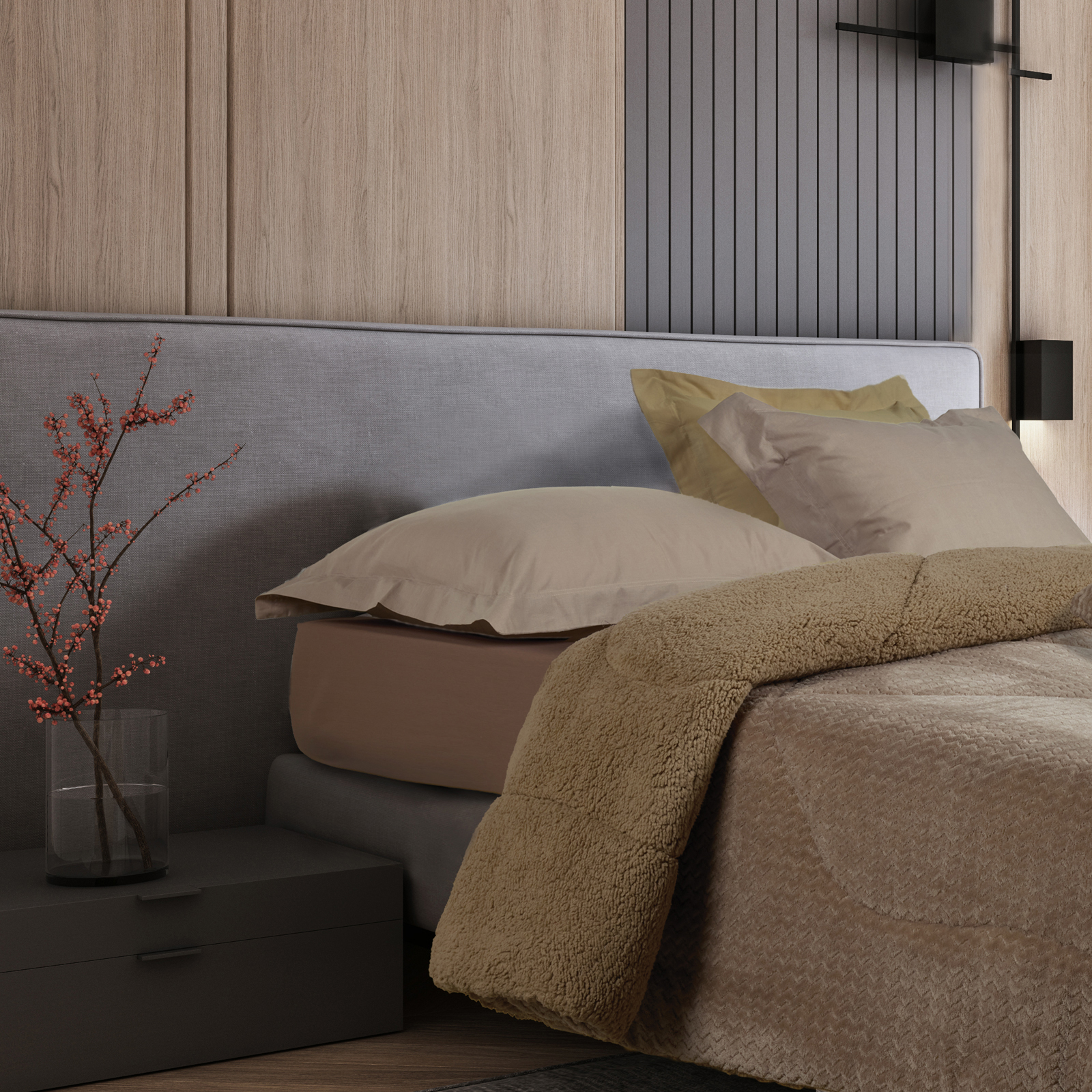 Das Home - ΣΗΜΑΝΤΙΚΟ: Σε περίπτωση διαφοράς τιμής από το κατάστημα ισχύει παντα και μόνο η τιμή του καταστήματος Κουβερτοπάπλωμα Fleece-Sherpa Υπέρδιπλο 220x240εκ. Blan