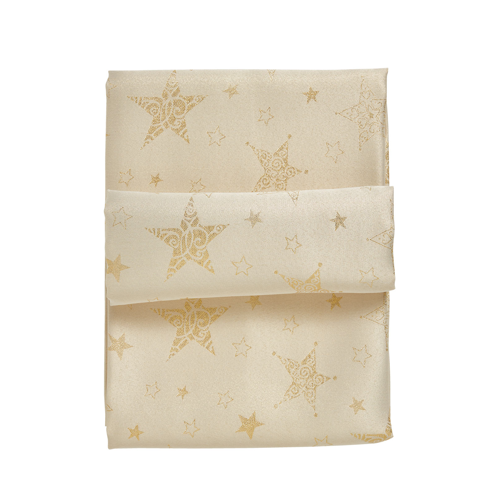 Das Home Χριστουγεννιάτικο Runner Polyester 45x140εκ. Christmas 0717 Μπεζ-Χρυσό Das Home (Ύφασμα: Polyester, Χρώμα: Μπεζ) - Das Home - 427401400717