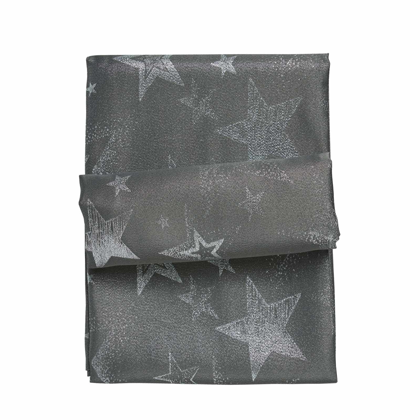 Das Home Χριστουγεννιάτικο Runner Polyester 45x140εκ. Christmas 0718 Ασημί-Γκρι Das Home (Ύφασμα: Polyester, Χρώμα: Γκρι) - Das Home - 427401400718