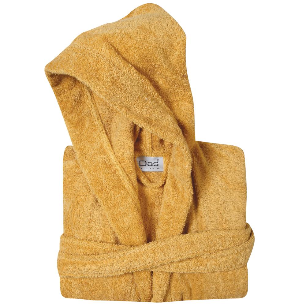 Μπουρνούζι Παιδικό Βαμβακερό Νο6 Casual 1447 Das Kids (Ύφασμα: Βαμβάκι 100%, Χρώμα: Κίτρινο ) - DAS KIDS - 460180601447