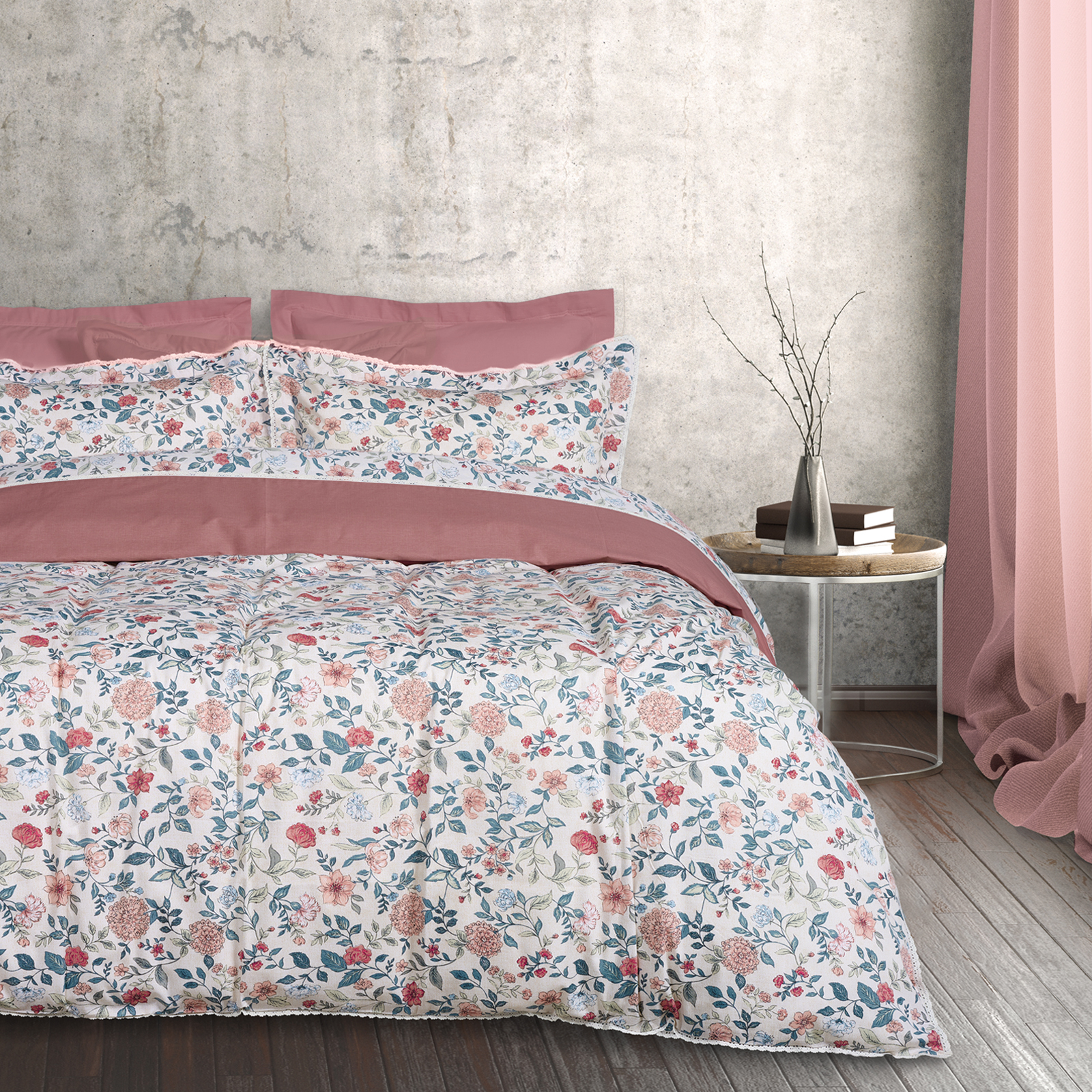 Σετ Σεντόνια Βαμβακοσατέν Υπέρδιπλα 240x260εκ. Prestige