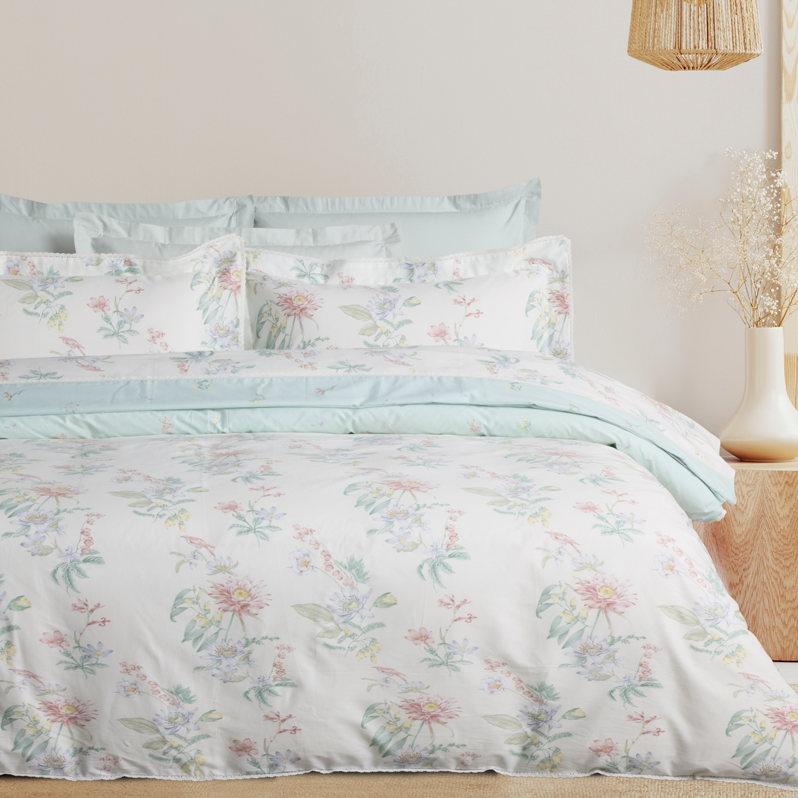 Σετ Σεντόνια Βαμβακοσατέν King 250x270εκ. Prestige 1716 Multicolor Das Home (Ύφασμα: Βαμβακοσατέν, Τύπος κατωσέντονου: Χωρίς Λάστιχο, Μέγεθος: King Size) - Das Home - 502105301716