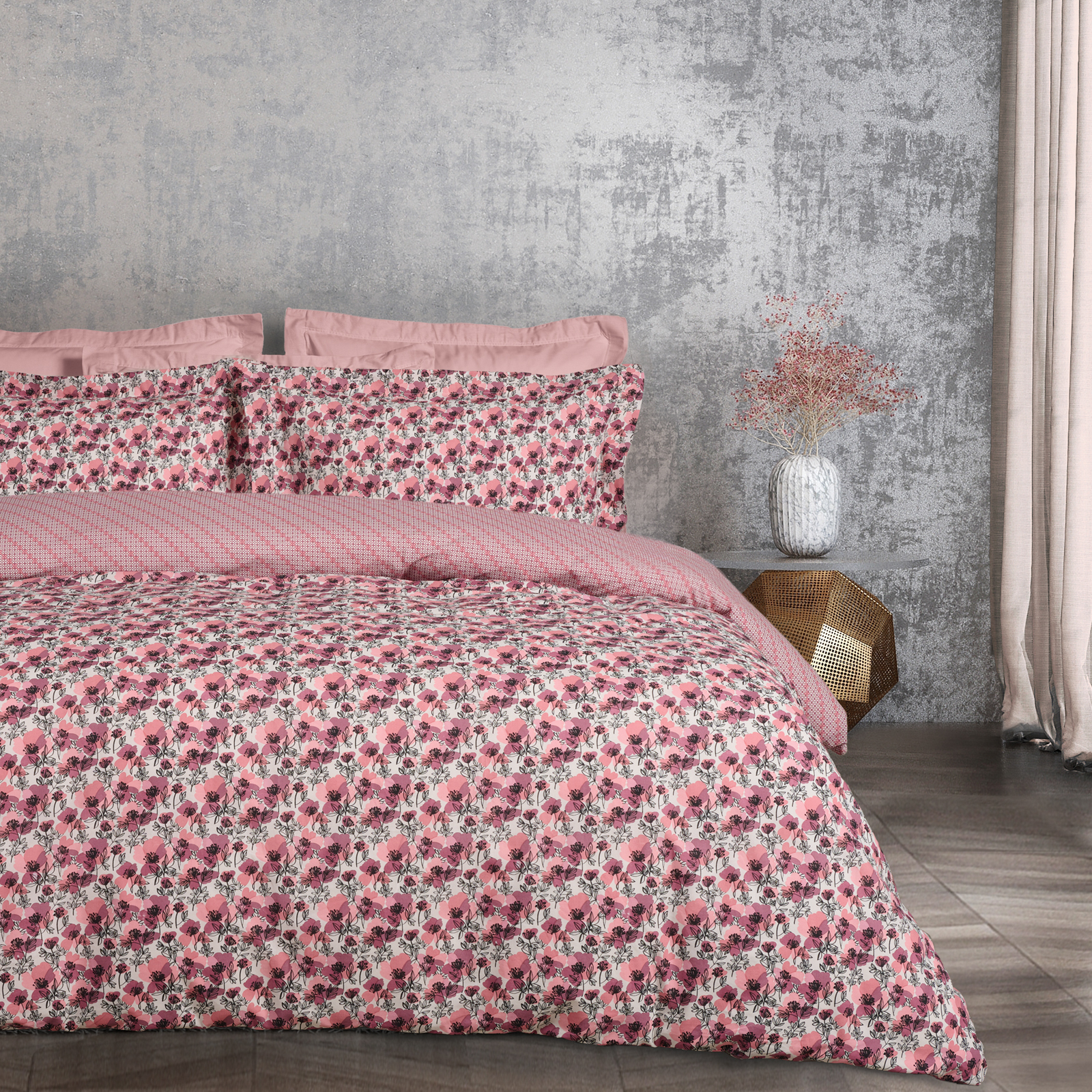 Σετ Σεντόνια Polycotton Μονά Με Λάστιχο 120x200+35εκ. C