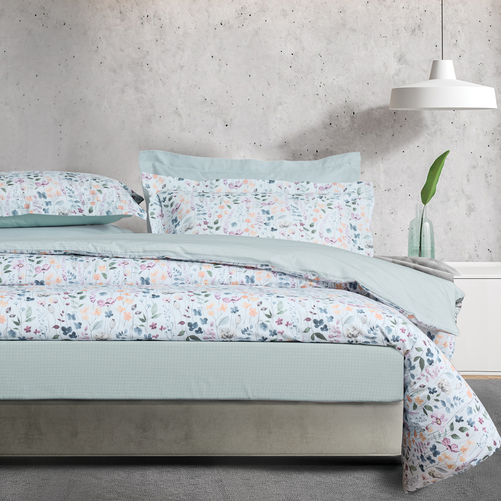 Σετ Σεντόνια Polycotton Μονά Με Λάστιχο 120x200+35εκ. Casual 5453 Multicolor Das Home (Τύπος κατωσέντονου: Με Λάστιχο, Ύφασμα: 70% Βαμβάκι-30% Polyester, Μέγεθος: Μονά, Χρώμα: Multicolor) - Das Home - 502106105453