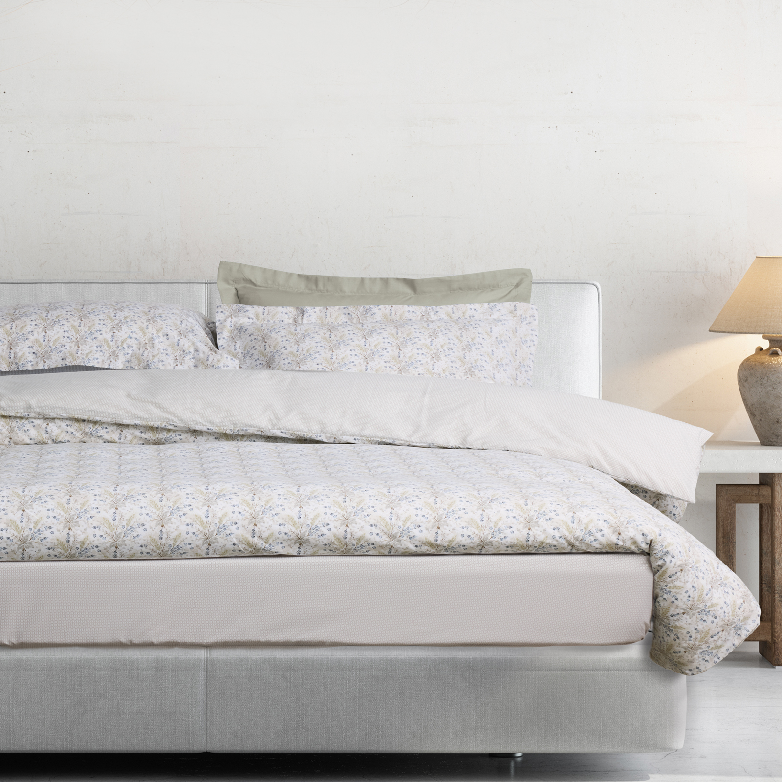 Σετ Σεντόνια Polycotton Υπέρδιπλα Με Λάστιχο 170x200+35εκ. Casual 5440 Blue-Taupe Das Home (Τύπος κατωσέντονου: Με Λάστιχο, Χρώμα: Μπλε, Ύφασμα: 70% Βαμβάκι-30% Polyester, Μέγεθος: Υπέρδιπλα) - Das Home - 502106205440