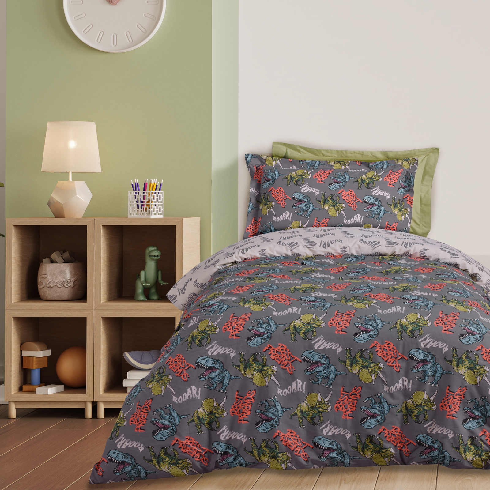 Σετ Σεντόνια Polycotton Μονά 170x260εκ. Kid Line 4931 Κ