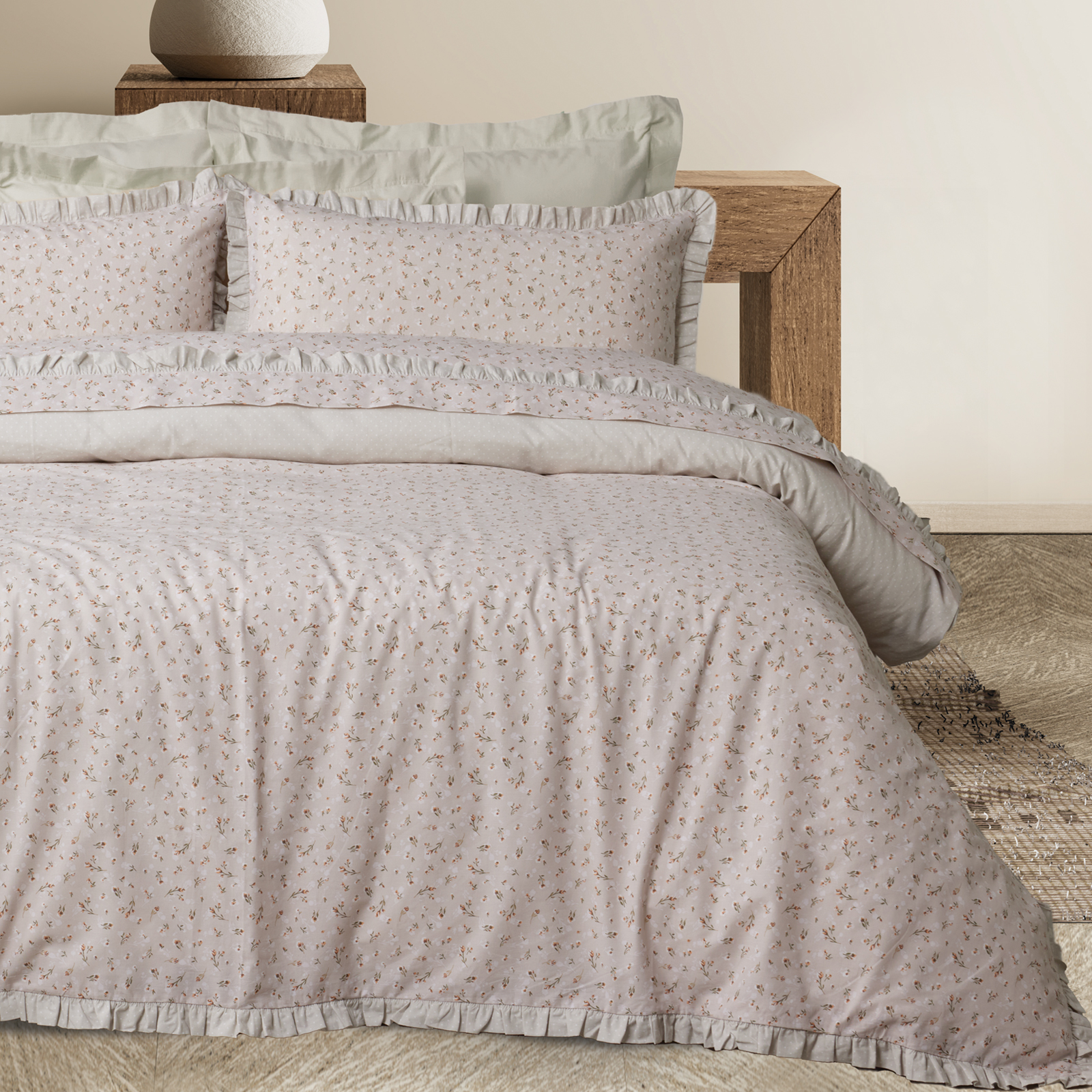 Σετ Σεντόνια Βαμβακερά Υπέρδιπλα 240x260εκ. Daily 3178 Beige Das Home (Ύφασμα: Βαμβάκι 100%, Τύπος κατωσέντονου: Χωρίς Λάστιχο, Χρώμα: Μπεζ, Μέγεθος: Υπέρδιπλα) - Das Home - 502109203178