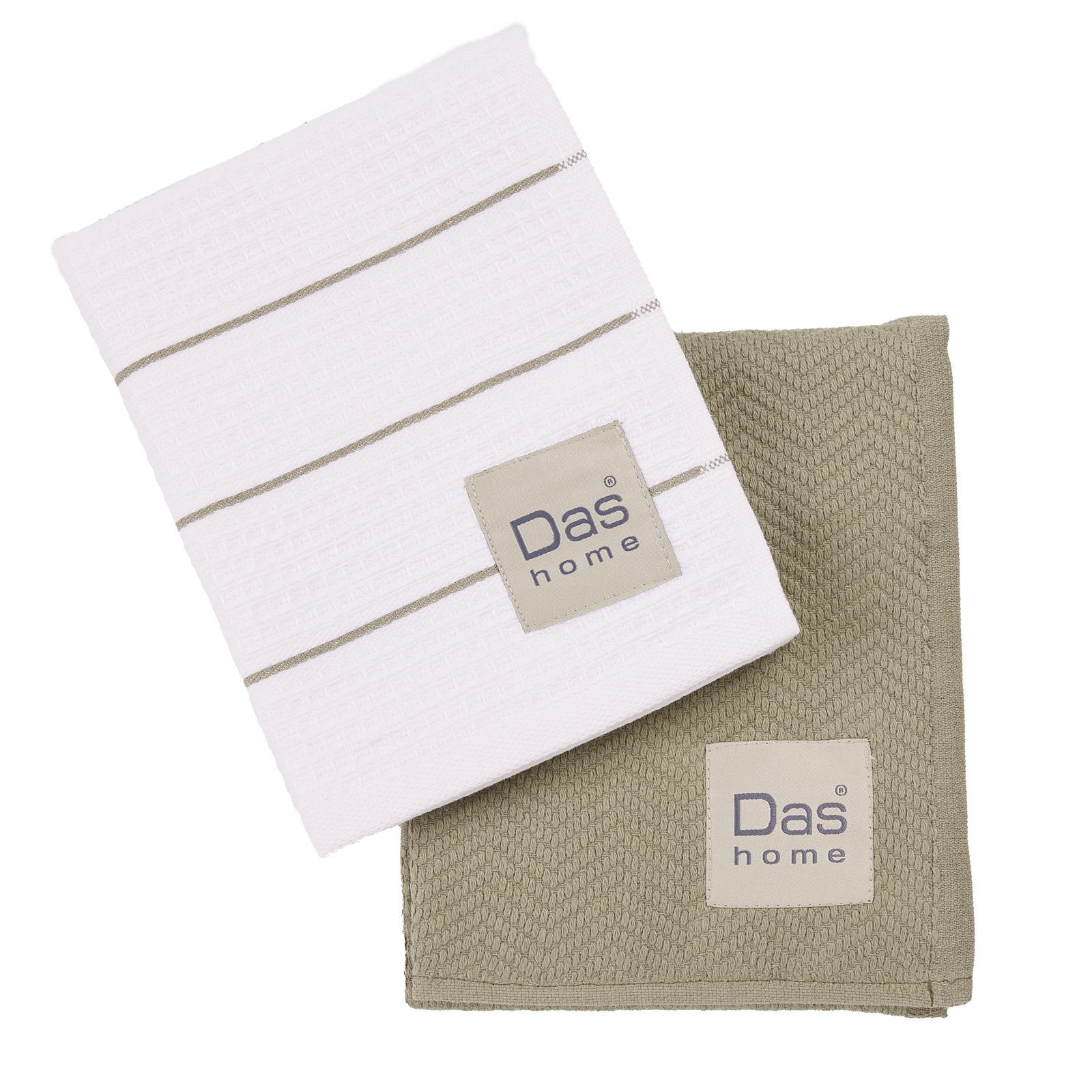 Ποτηρόπανο Σετ 2τμχ Βαμβακερό 30x50εκ. Kitchen 0827 Gre