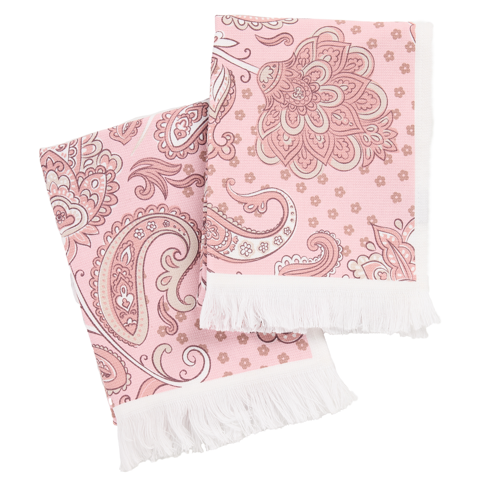 Ποτηρόπανο Σετ 2τμχ Βαμβακερό 30x50εκ. Kitchen 0891 Pink Das Home (Ύφασμα: Βαμβάκι 100%, Χρώμα: Ροζ) - Das Home - 527030500891