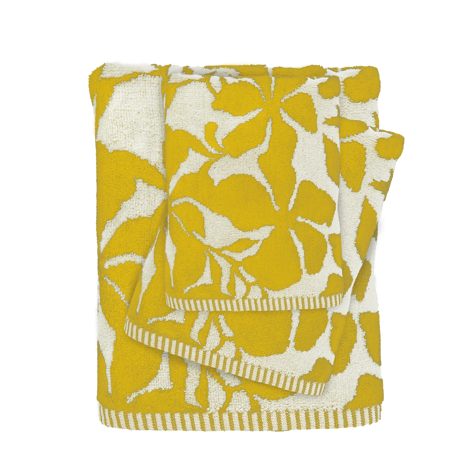 Σετ Πετσέτες 3τμχ Βαμβακερές Daily 0794 Ώχρα Das Home (