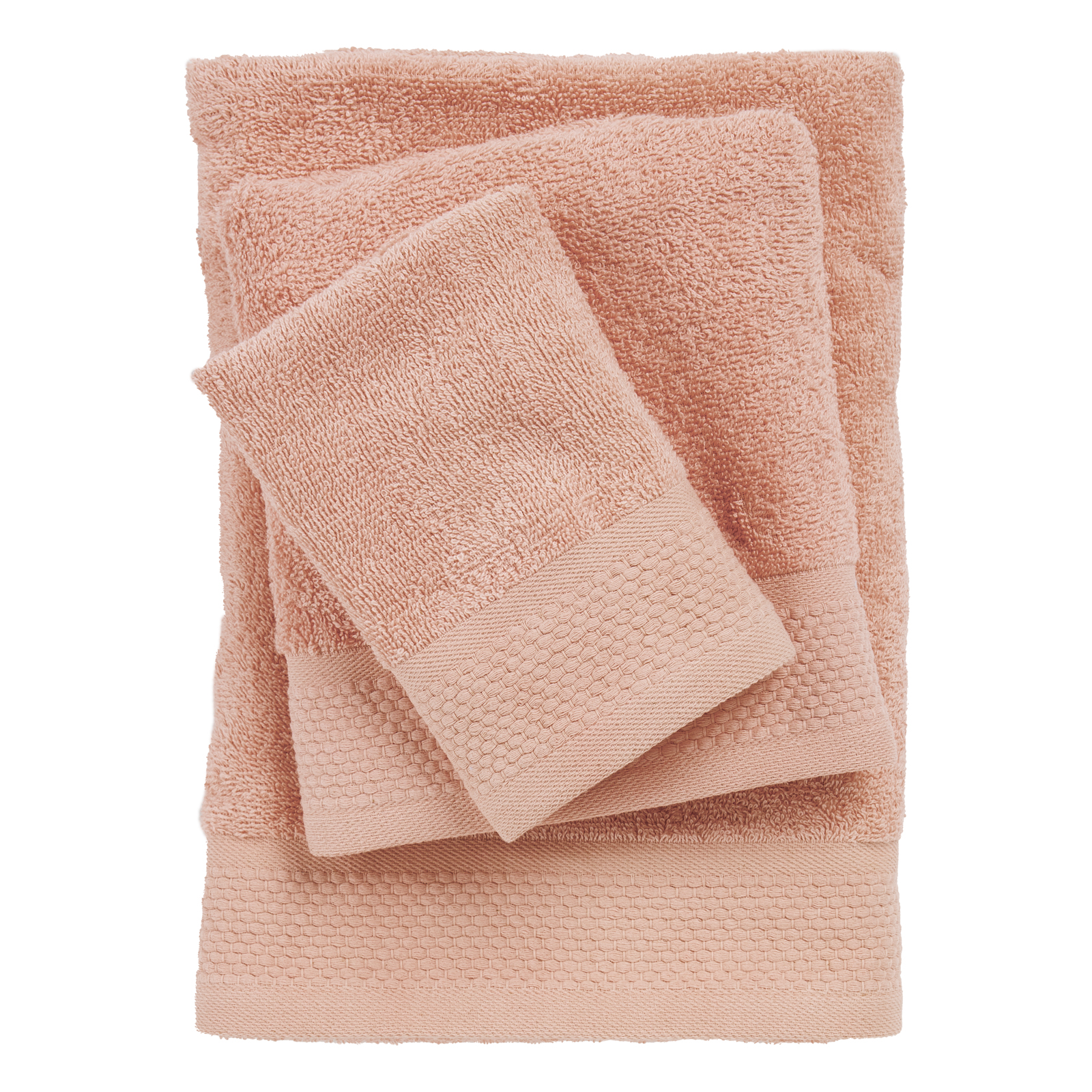 Σετ Πετσέτες 3τμχ Βαμβακερές Best 0832 Pink Das Home (Ύ