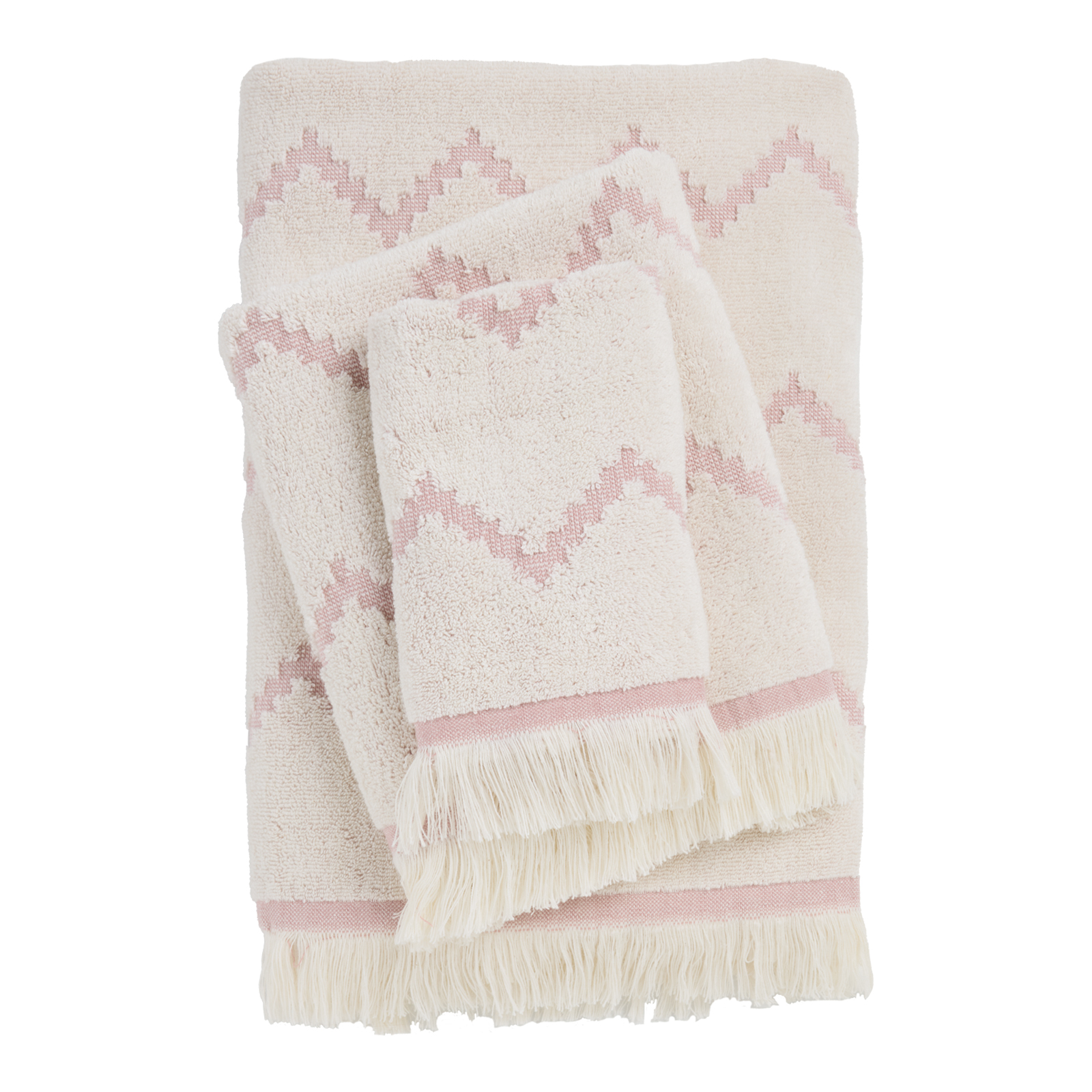 Σετ Πετσέτες 3τμχ Βαμβακερές Best 0871 Nude Das Home (Ύφασμα: Βαμβάκι 100%, Χρώμα: Nude, Μέγεθος: Σετ) - Das Home - 530708000871