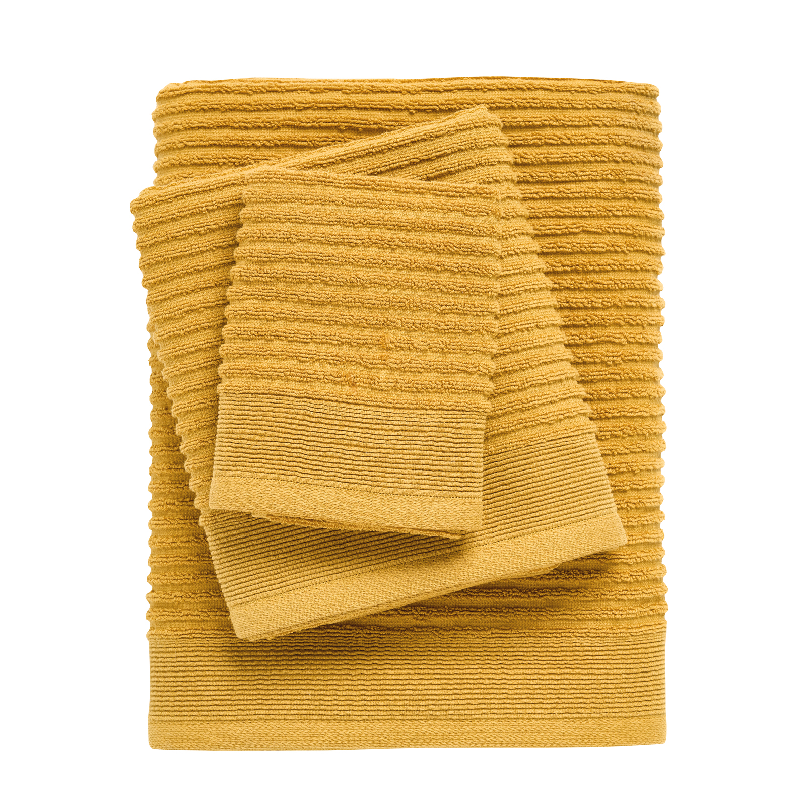 Σετ Πετσέτες 3τμχ Βαμβακερές Daily 0742 Ώχρα Das Home (