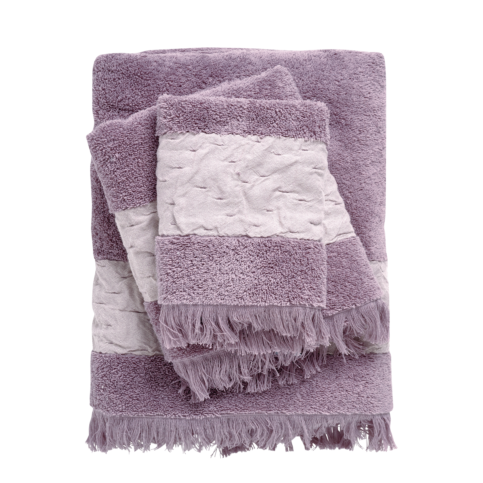 Das Home Σετ Πετσέτες 3τμχ Βαμβακερές Daily 0744 Lilac Das Home (Ύφασμα: Βαμβάκι 100%, Χρώμα: Λιλά, Μέγεθος: Σετ) - Das Home - 530708180744