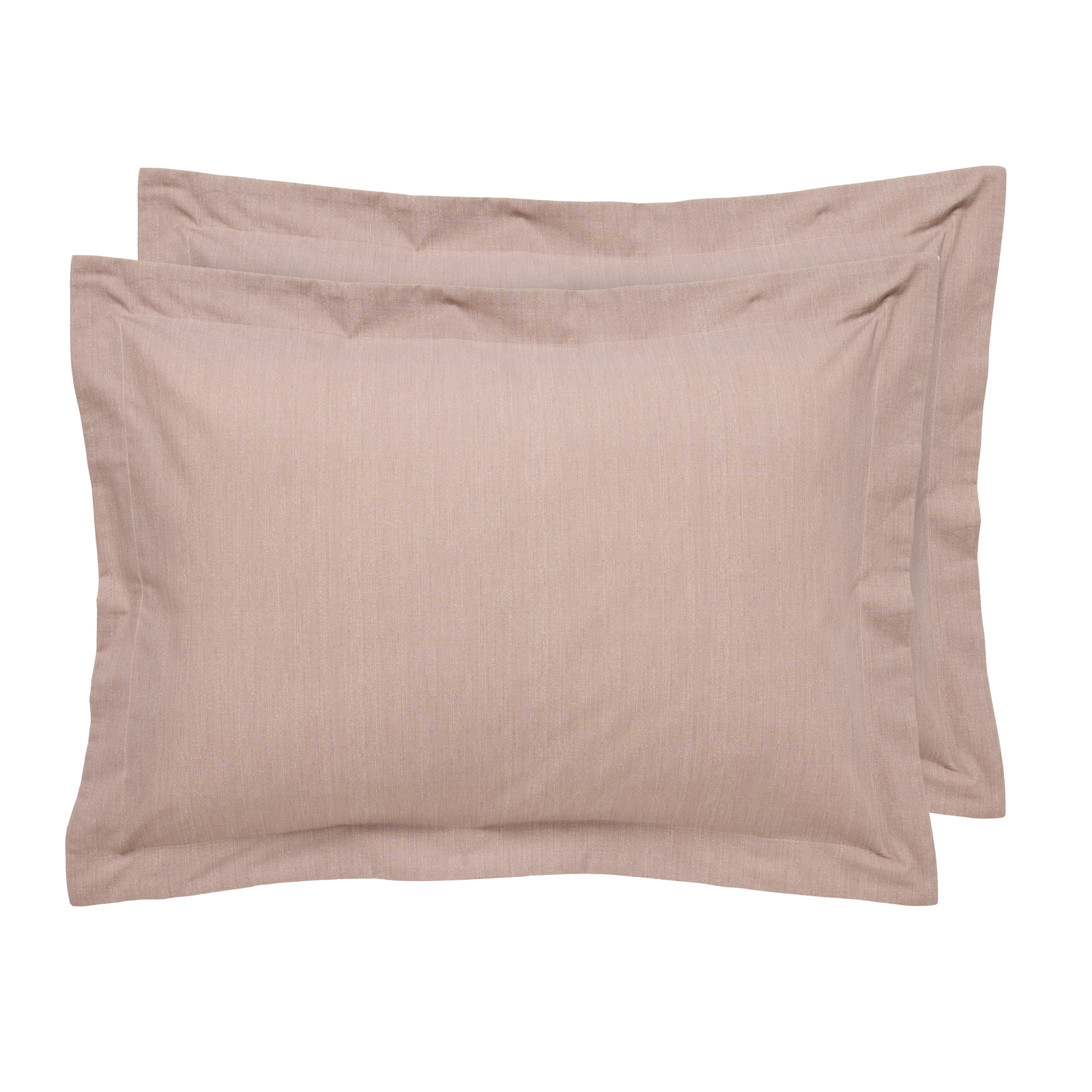 Ζεύγος Μαξιλαροθήκες Polycotton 50x70+5εκ. Oxford Casual 5448 Mocha Das Home (Χρώμα: Μόκα, Ύφασμα: 70% Βαμβάκι-30% Polyester) - Das Home - 533400005448