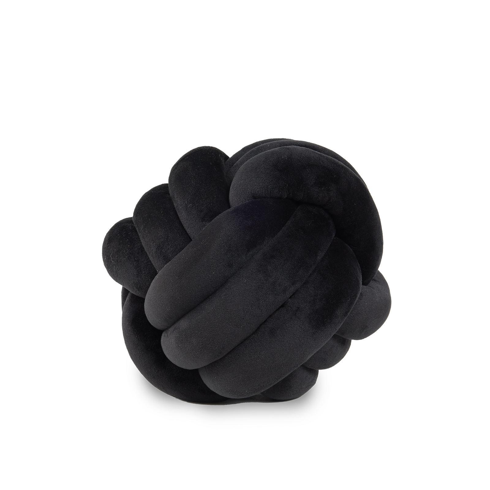 Διακοσμητικά Επιτραπέζια 24home - ΣΗΜΑΝΤΙΚΟ: Σε περίπτωση διαφοράς τιμής από το κατάστημα ισχύει παντα και μόνο η τιμή του καταστήματος Διακοσμητικό Μαξιλάρι Βελούδινο Φ22εκ. Deco 2276 Μαύρο