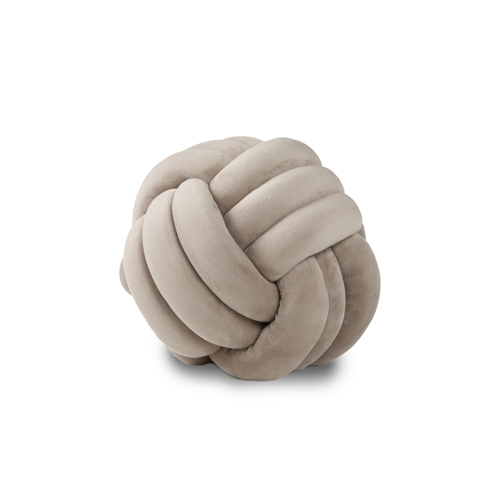 Διακοσμητικά Επιτραπέζια 24home - ΣΗΜΑΝΤΙΚΟ: Σε περίπτωση διαφοράς τιμής από το κατάστημα ισχύει παντα και μόνο η τιμή του καταστήματος Διακοσμητικό Μαξιλάρι Βελούδινο Φ22εκ. Deco 2279 Μπεζ D