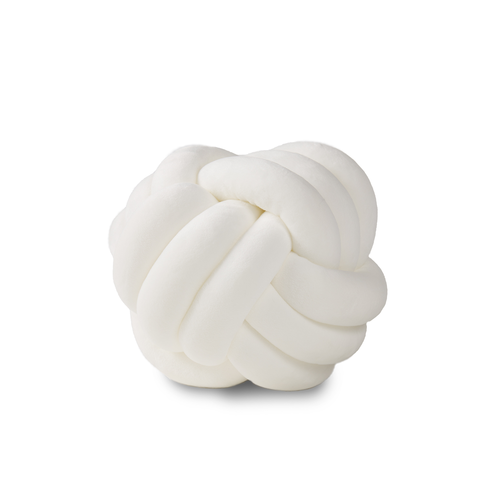 Διακοσμητικά Επιτραπέζια 24home - ΣΗΜΑΝΤΙΚΟ: Σε περίπτωση διαφοράς τιμής από το κατάστημα ισχύει παντα και μόνο η τιμή του καταστήματος Διακοσμητικό Μαξιλάρι Βελούδινο Φ22εκ. Deco 2280 Λευκό