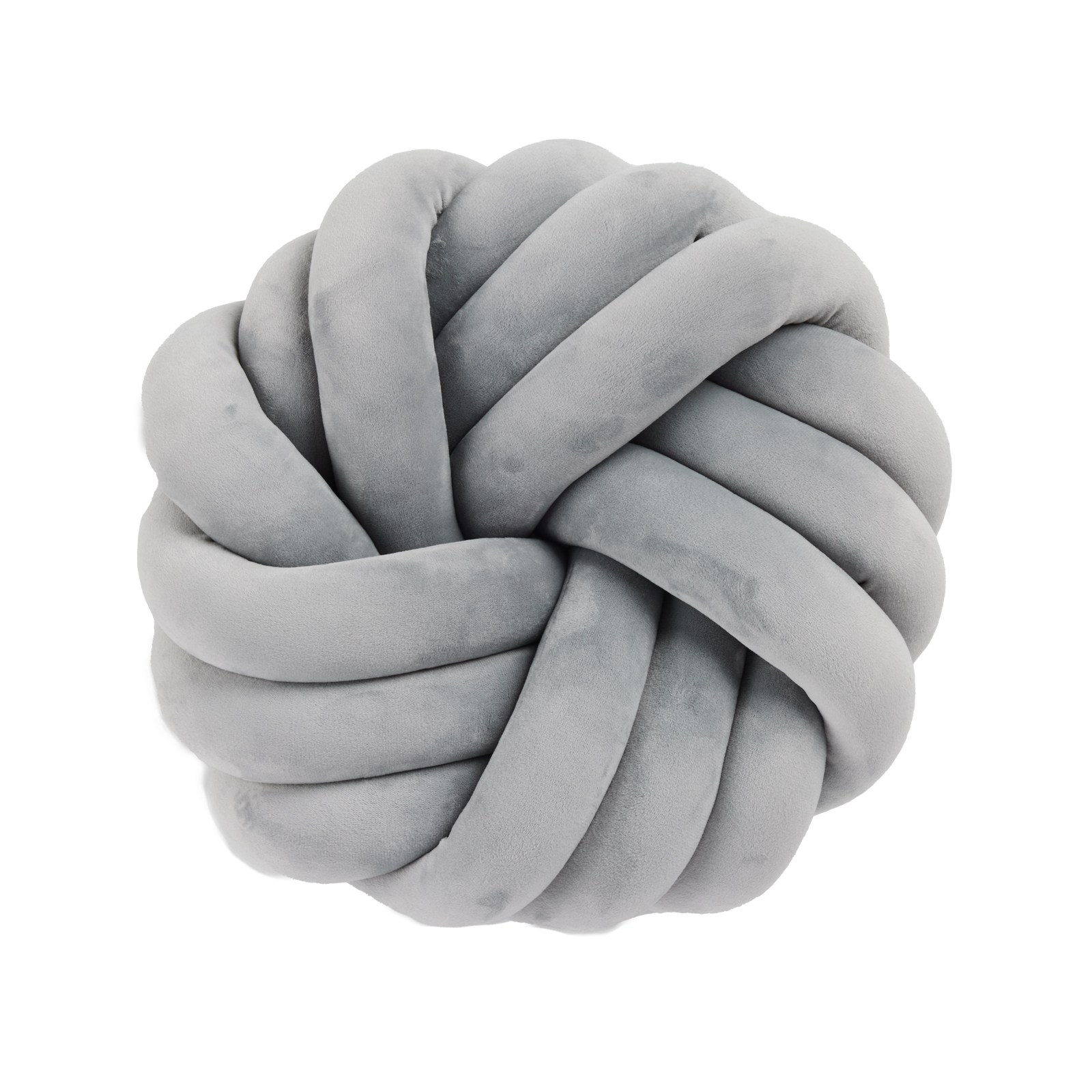 Διακοσμητικό Μαξιλάρι Βελούδινο Φ35εκ. Deco 2291 Grey D