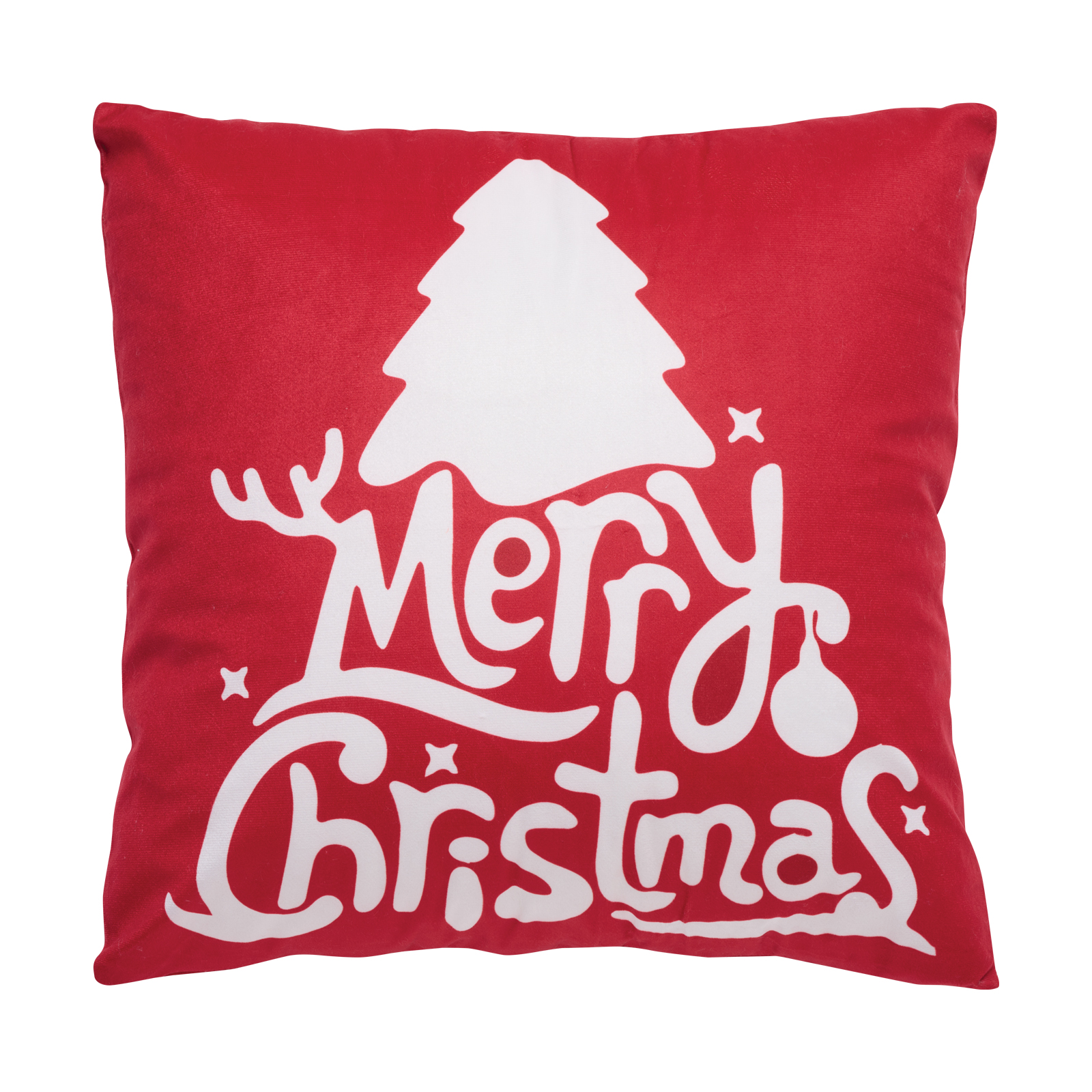 Das Home Χριστουγεννιάτικο Μαξιλάρι Polyester 45x45εκ. Christmas 0770 Red Das Home (Ύφασμα: Polyester, Χρώμα: Κόκκινο) - Das Home - 533645450770