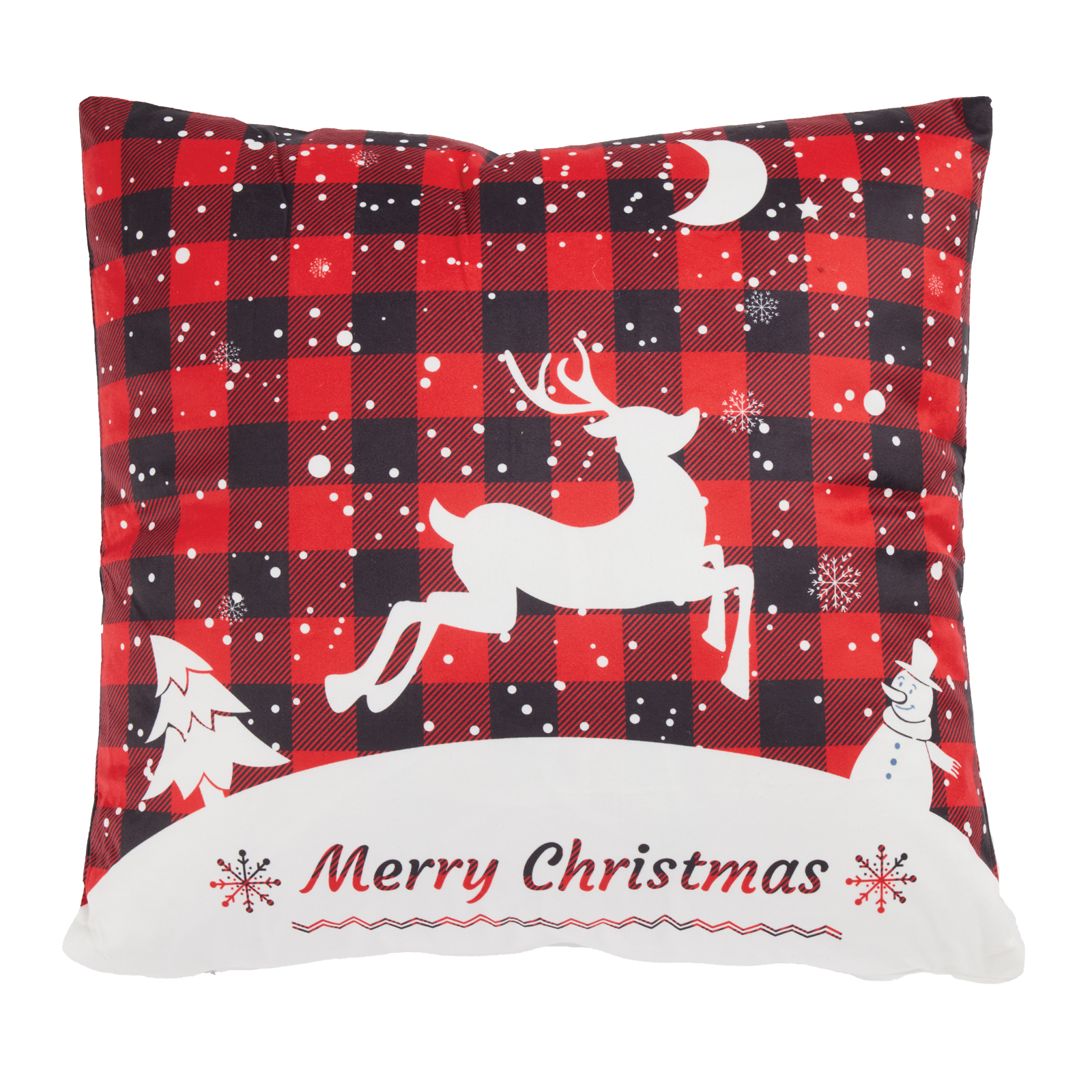 Χριστουγεννιάτικο Μαξιλάρι Polyester 45x45εκ. Christmas 0853 Red Das Home (Ύφασμα: Polyester, Χρώμα: Κόκκινο) - Das Home - 533645450853