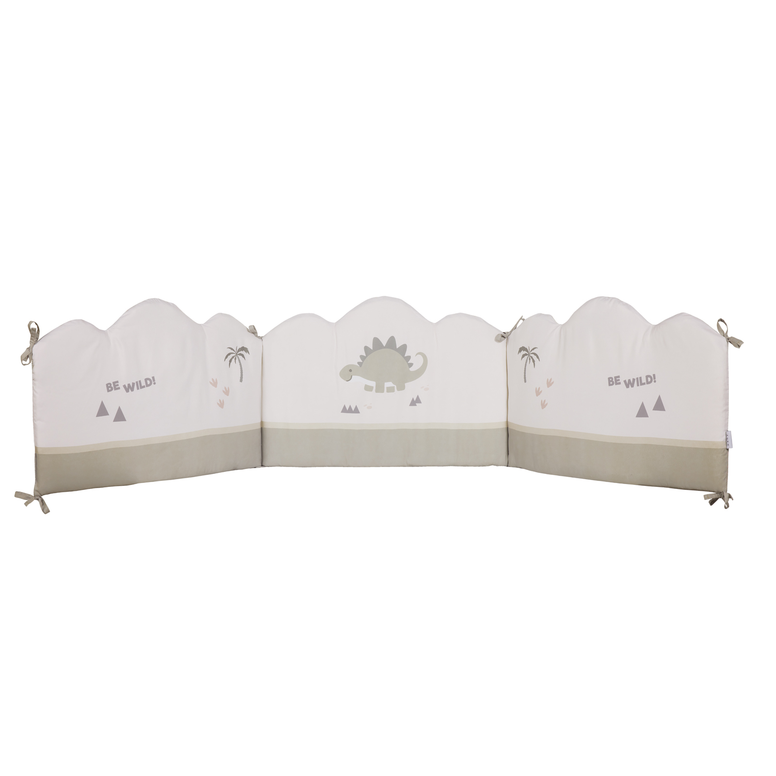 Das Baby Πάντα Κούνιας Microfiber 45x195εκ. Digital Print Fun 4937 Μπεζ-Λαδί Das Baby (Ύφασμα: Microfiber, Χρώμα: Λαδί) - Das Baby - 600011104937