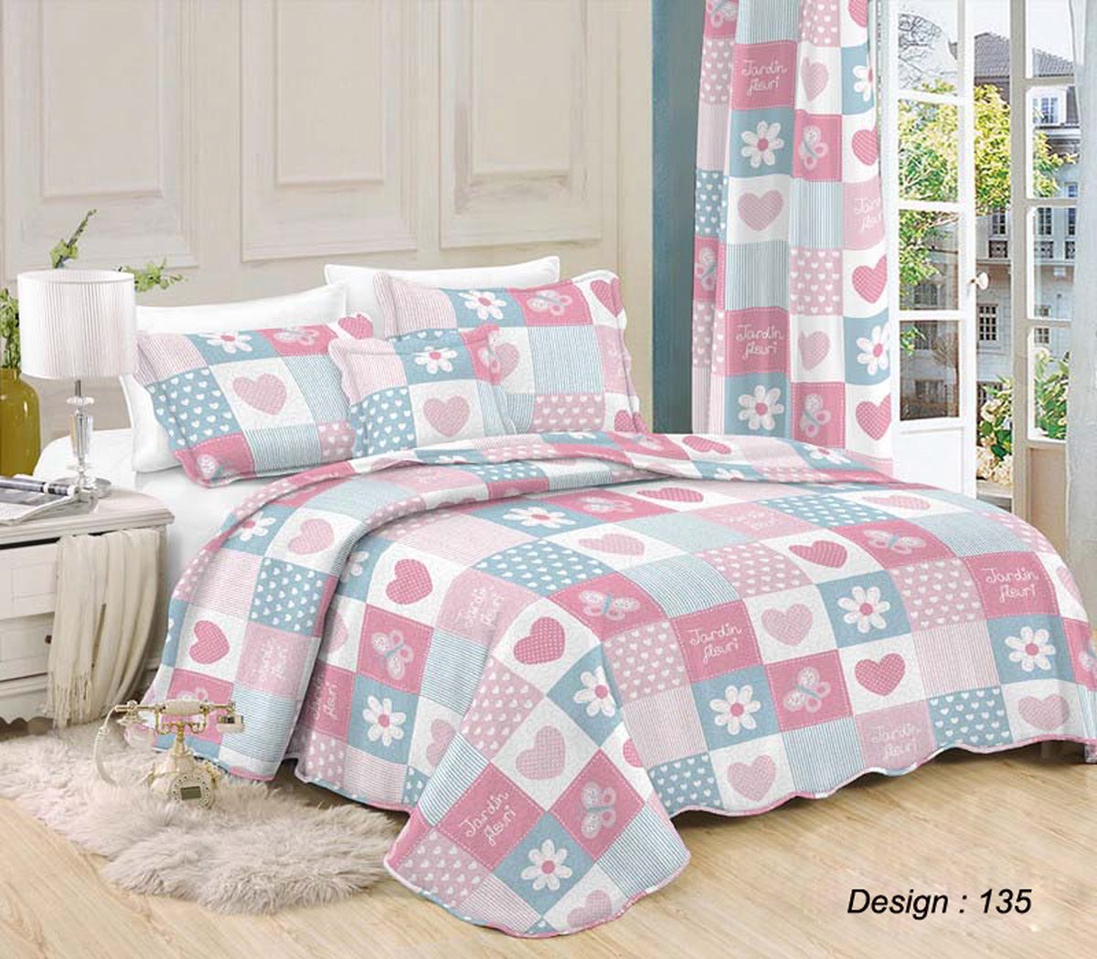DimCol Σετ Κουβερλί Υπέρδιπλο 220χ240εκ. 135 Dim Collection (Μέγεθος: Υπέρδιπλα) - DimCol - 1535035515713500