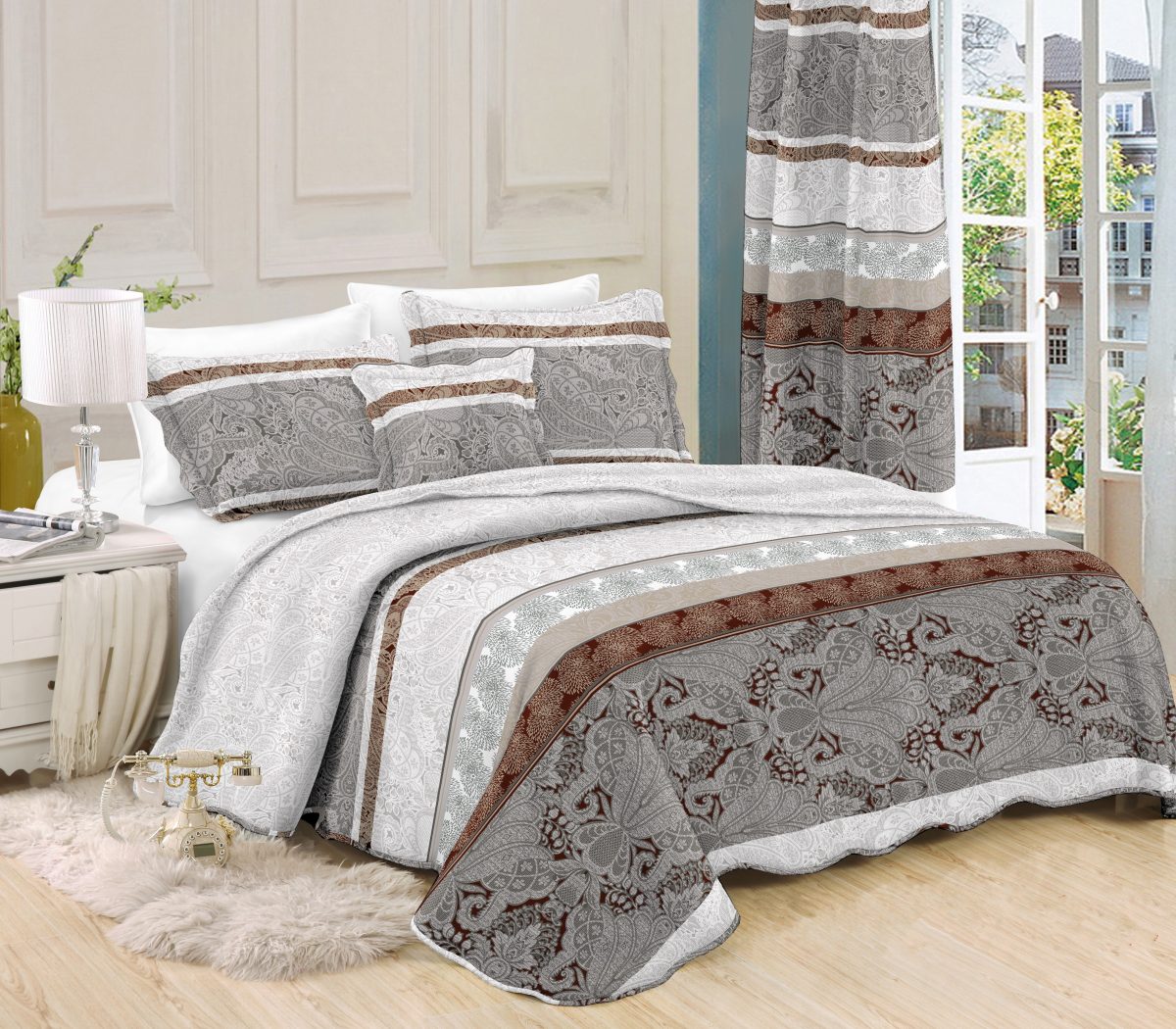 DimCol Σετ Κουβερλί Micropercal Μονό 160x220εκ. 328 Dimcol (Μέγεθος: Μονά) - DimCol - 1534945615732800