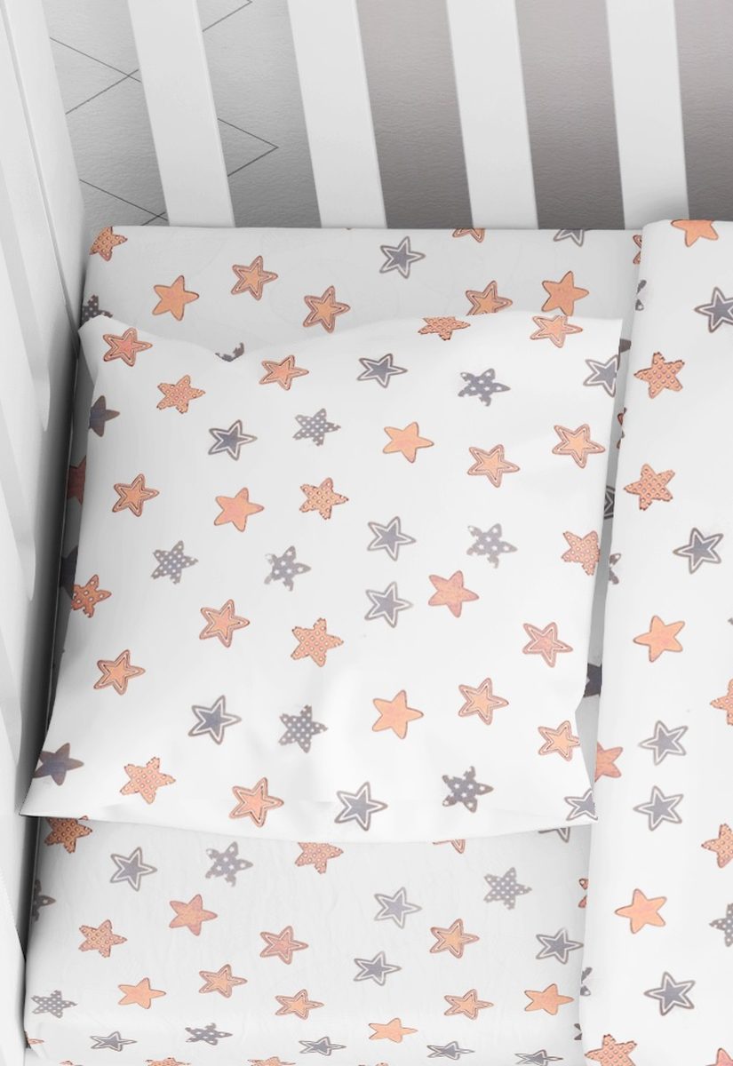 Μαξιλαροθήκη Φάκελος Βαμβακερή Bebe 35x45εκ. Star 103 G