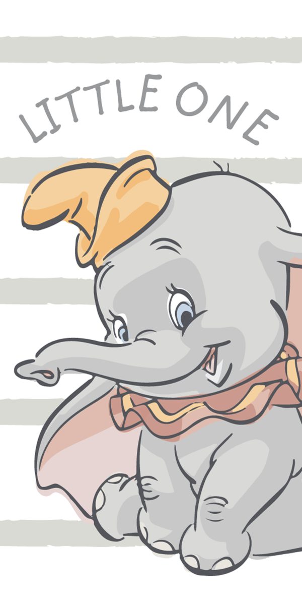 Πετσέτα Θαλάσσης Βαμβακερή 70x140εκ. Dumpo 14 Digital Print Disney Dimcol (Ύφασμα: Βαμβάκι 100%) - Disney - 2123713516301499