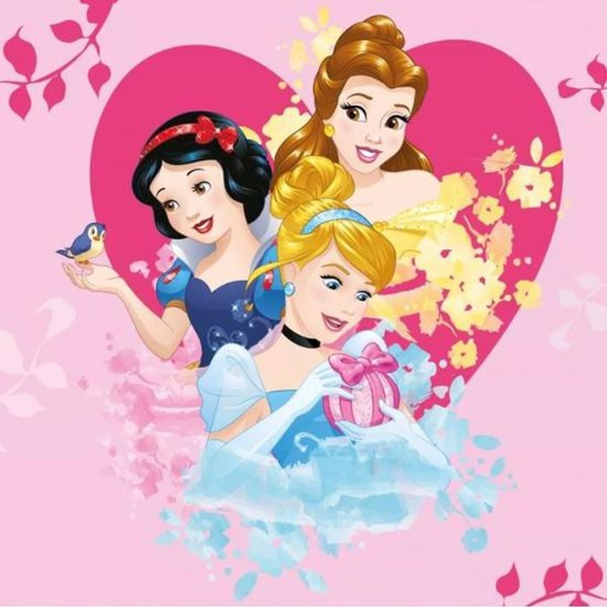 Disney Λαβέτα 30x30εκ. Digital Print Princess 52 Disney Dimcol (Σετ 6 Τεμάχια) (Ύφασμα: Βαμβάκι 100%) - Disney - 2120512401505299