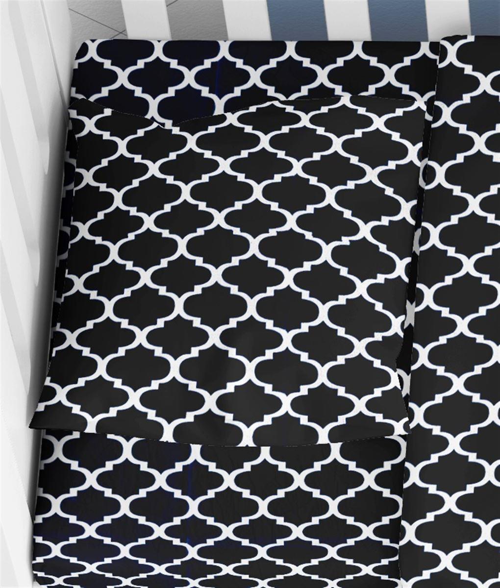 Μαξιλαροθήκη Βαμβακερή Bebe 35x45εκ. Windows 175 Dark Blue-White DIMcol (Ύφασμα:...