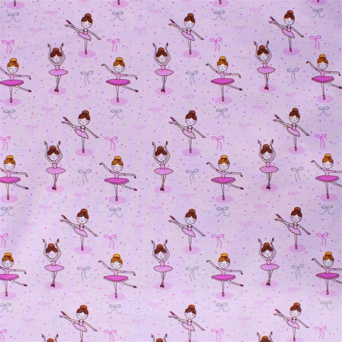 Σεντόνι Μεμονωμένο Φανελένιο Λίκνου 80x110εκ. Μπαλαρίνα 167 Lilac DIMcol (Τύπος...