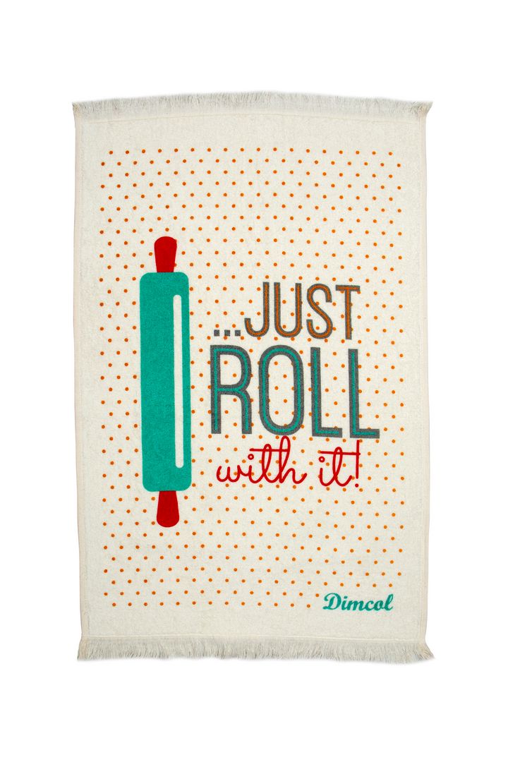 DimCol - ΣΗΜΑΝΤΙΚΟ: Σε περίπτωση διαφοράς τιμής από το κατάστημα ισχύει παντα και μόνο η τιμή του καταστήματος Πετσέτα Κουζίνας Βαμβακερή 40x60εκ. Roll 06 Ecru DimCol