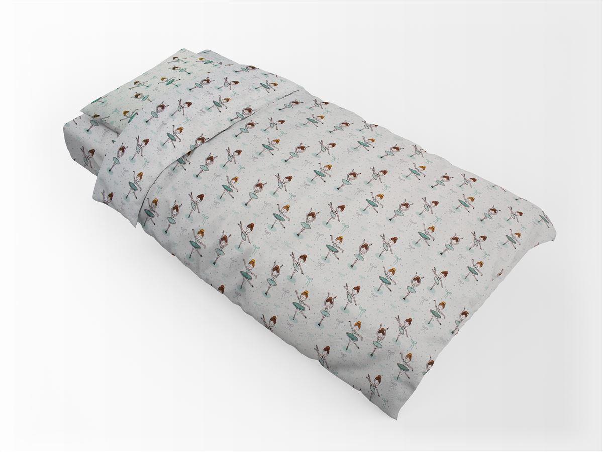 DimCol Παπλωματοθήκη Φανελένια Μονή 160x240εκ. Μπαλαρίνα 166 Green DimCol (Ύφασμα: Φανέλα, Χρώμα: Πράσινο ) - DimCol - 1925755215116681