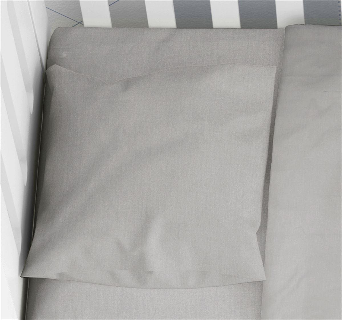 Μαξιλαροθήκη Μονόχρωμη Βαμβακερή Bebe 35x45εκ. Solid 49