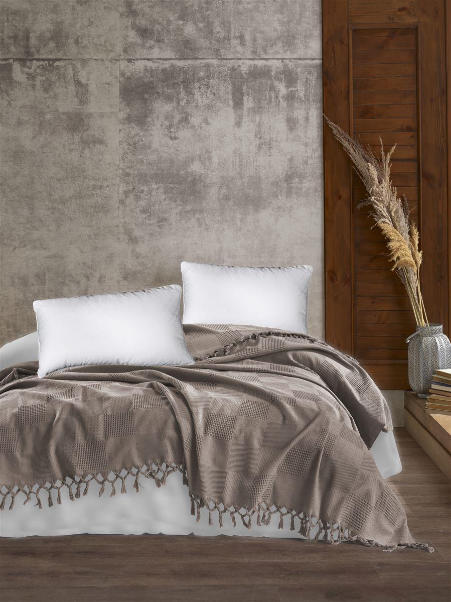 Κουβέρτα Πικέ Βαμβακερή Υπέρδιπλη 220x240εκ. Jacquard V