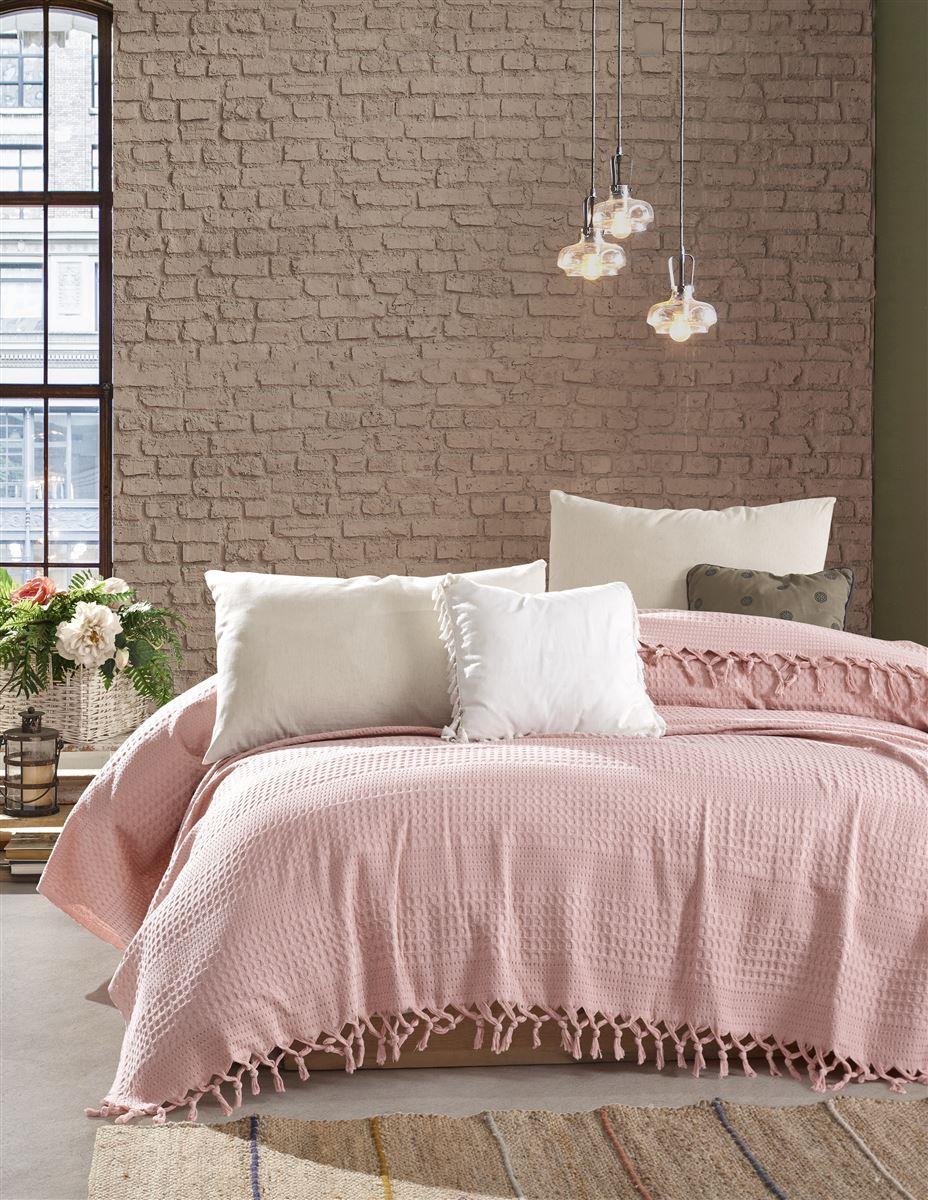 Κουβέρτα Πικέ Βαμβακερή Υπέρδιπλη 220x240εκ. Dobby Cash