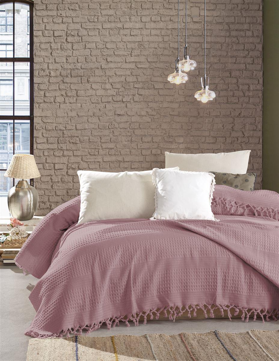 Κουβέρτα Πικέ Βαμβακερή Υπέρδιπλη 220x240εκ. Dobby Rott