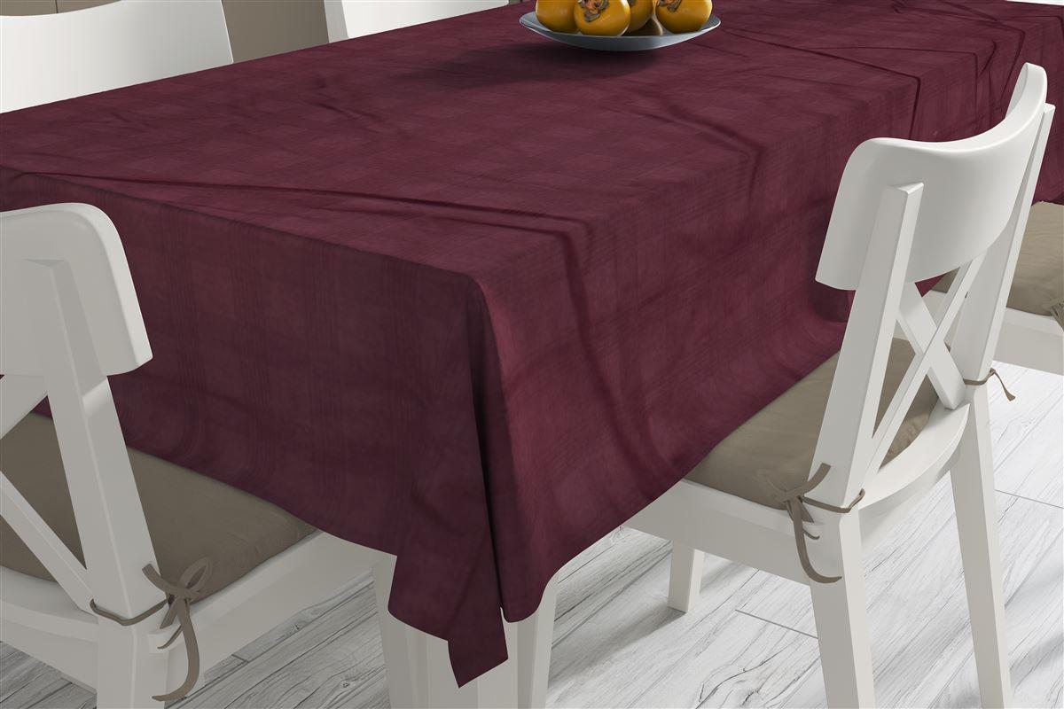 Τραπεζομάντηλο Βαμβακερό Bordeaux 200x140εκ. Dimcol (Ύφ
