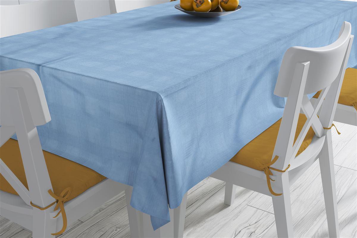 DimCol Τραπεζομάντηλο Βαμβακερό Sky Blue 140x200εκ. Dimcol (Ύφασμα: Βαμβάκι 100%, Χρώμα: Γαλάζιο ) - DimCol - 33123452002