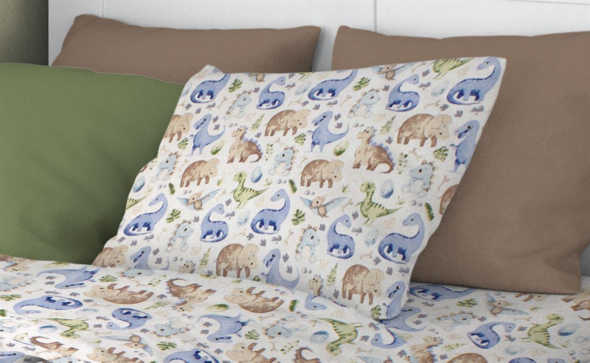 Μαξιλαροθήκη (50×70) Dimcol 517 Dinosaur Blue