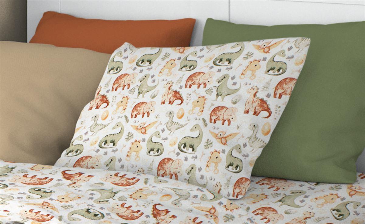 Μαξιλαροθήκη (50×70) Dimcol 515 Dinosaur Beige